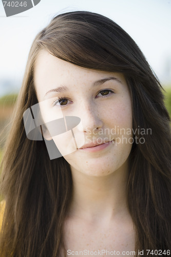 Image of Portrait Of Teenage Girl