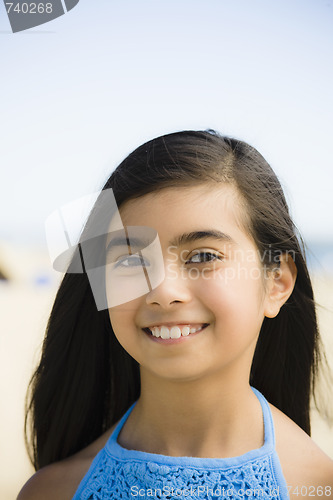 Image of Portrait of Young Girl