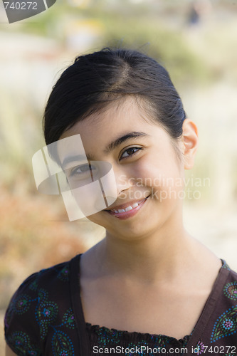 Image of Portrait of Young Asian Girl