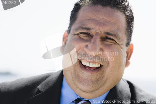 Image of Smiling Businessman