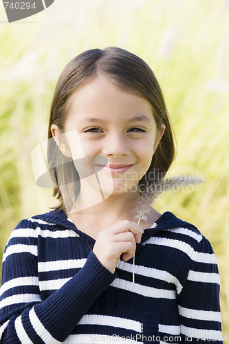 Image of Smiling Young Girl