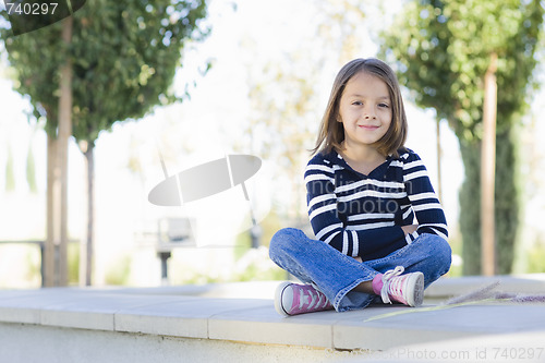 Image of Smiling Young Girl