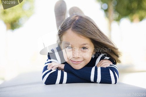 Image of Smiling Young Girl