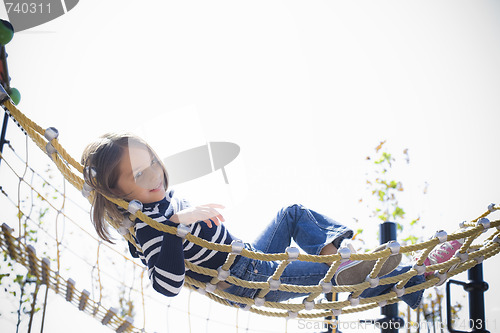 Image of Girl On Hammock