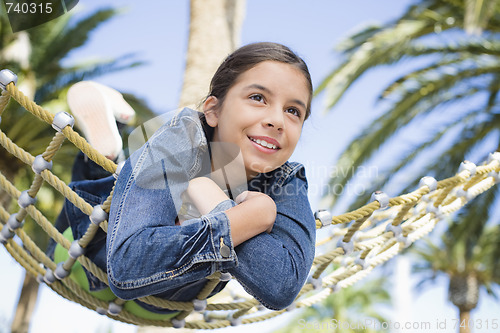 Image of Girl On Hammock