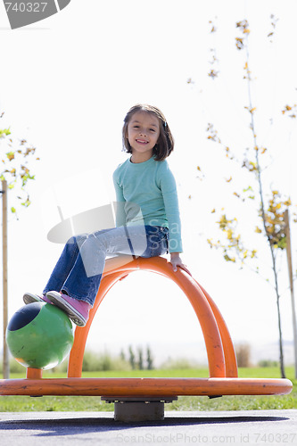 Image of Girl in Park