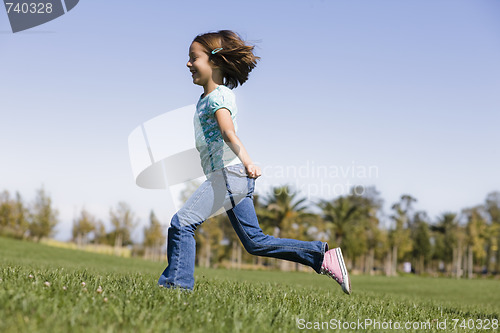 Image of Girl in Park