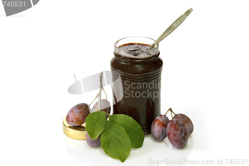 Image of Plums and jam