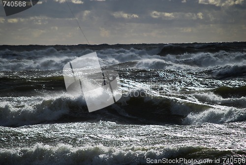 Image of Kiting in the storm