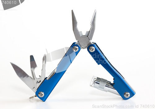 Image of Blue Pocket Utility Tool