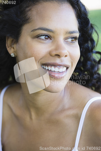 Image of Smiling African American Woman 