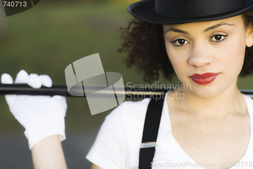 Image of Close Up Portrait of Dancer