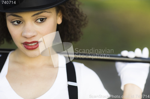 Image of Close Up Portrait of Dancer