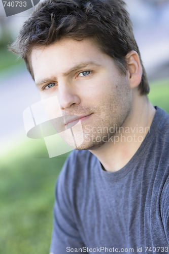 Image of Portrait of Male Outdoors