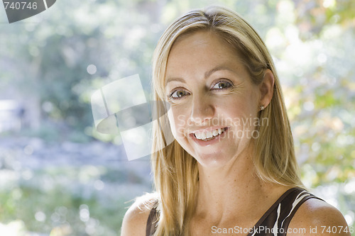 Image of Portrait of Blond Woman 