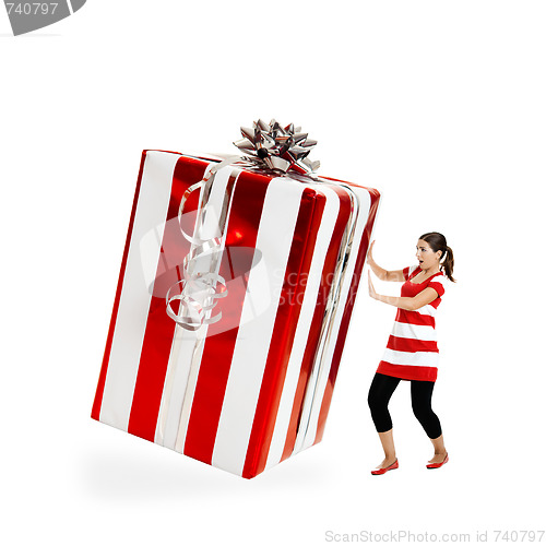 Image of Christmas woman