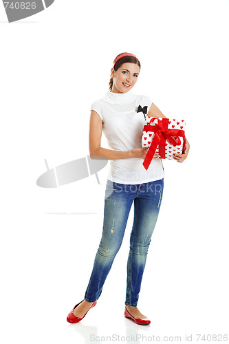 Image of Christmas woman