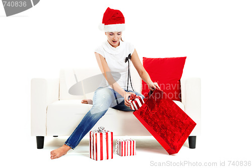 Image of Opening the presents