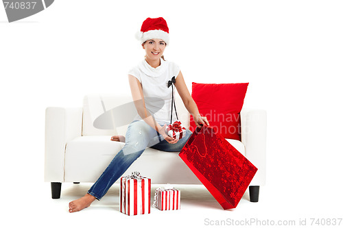 Image of Opening the presents