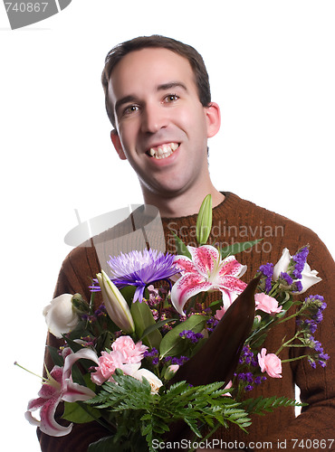 Image of Smiling Male Florist