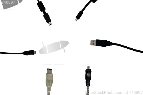 Image of Computer cables 