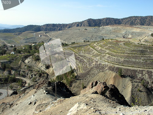 Image of Amiantos mountains. Cyprus