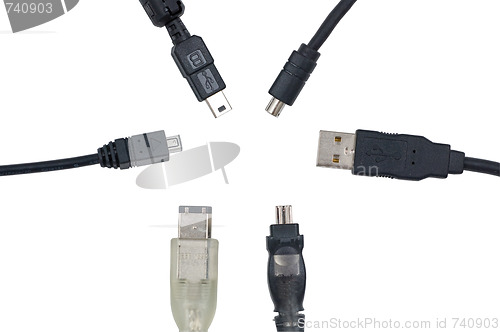 Image of Computer cables 