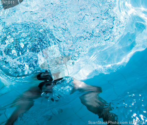 Image of Underwater man