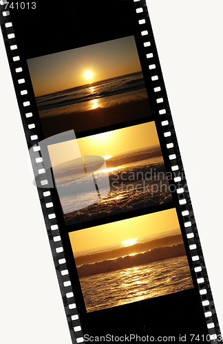 Image of Sunset sequence in film of 35mm