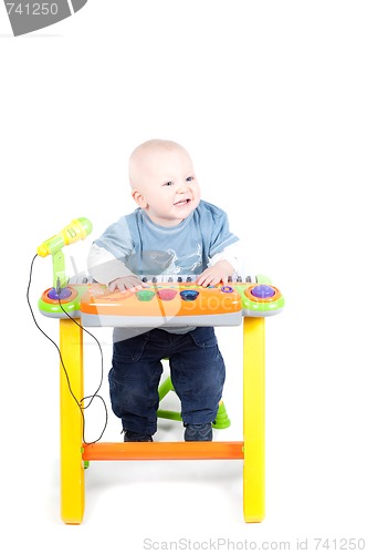 Image of Little boy in studio