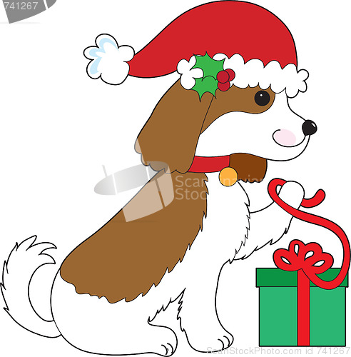 Image of Dog Christmas Present