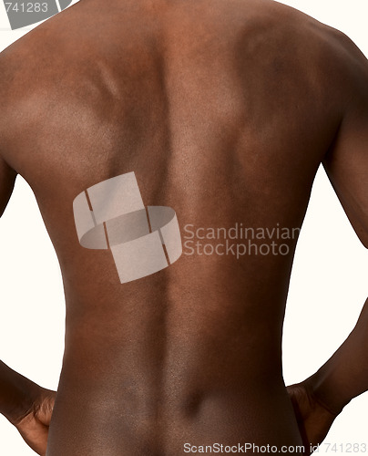 Image of Black man back 