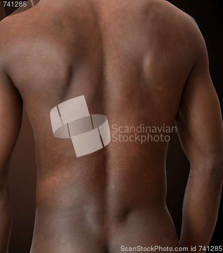 Image of Black man back 