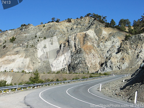 Image of Mountain drive. Cyprus