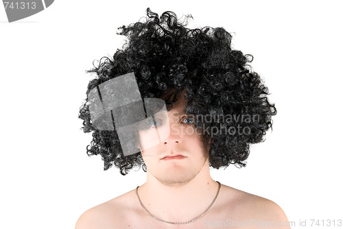 Image of frizzy man