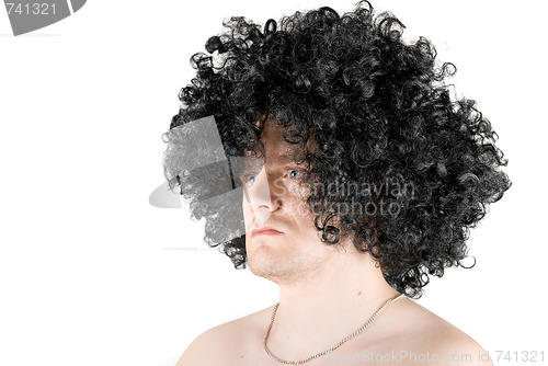 Image of young frizzy man 