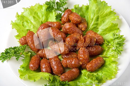 Image of tasty sausages