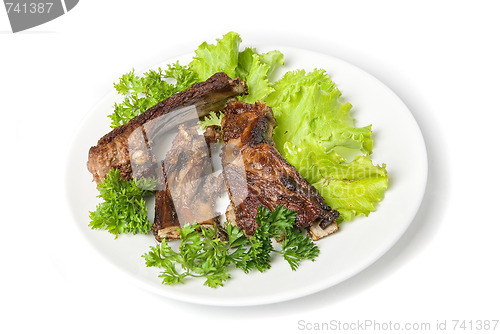 Image of Grilled lamb meat 