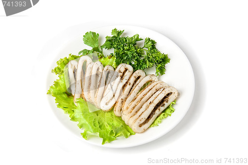 Image of sliced squid