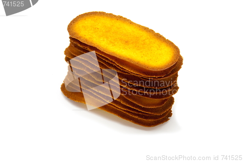 Image of cookies isolated on a white background 
