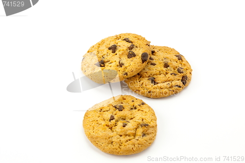 Image of cookies  isolated on white backgrounds