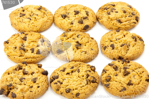 Image of cookies  isolated on white backgrounds