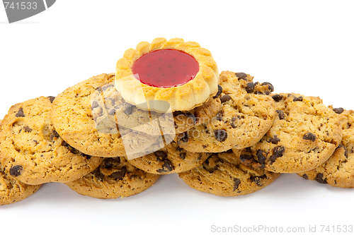 Image of cookies  isolated on white backgrounds