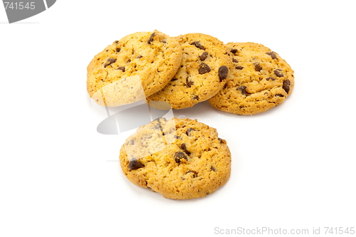 Image of cookies  isolated on white backgrounds