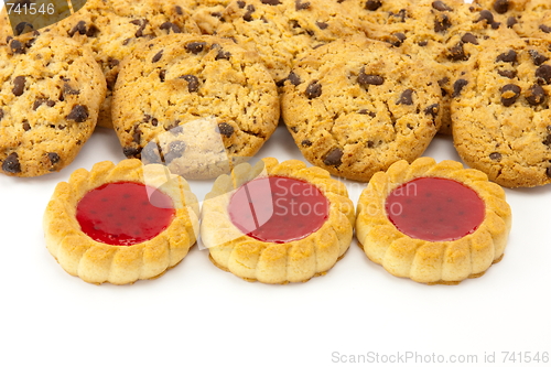 Image of cookies  isolated on white backgrounds