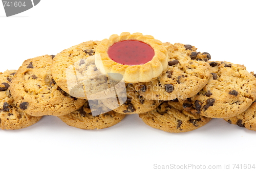 Image of cookies  isolated on white backgrounds