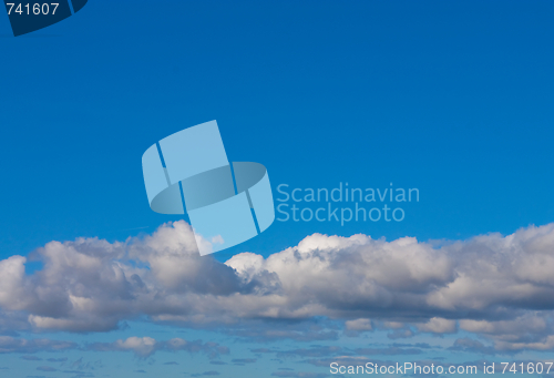 Image of Blue Sky and Clouds