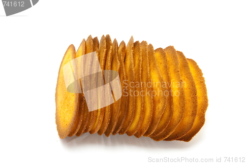 Image of cookies isolated on a white background 