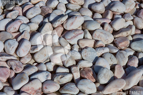 Image of abstract background with round peeble stones