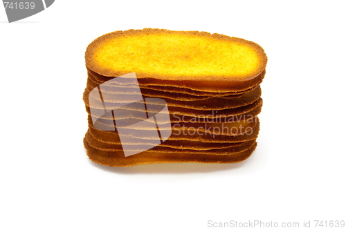 Image of cookies isolated on a white background 